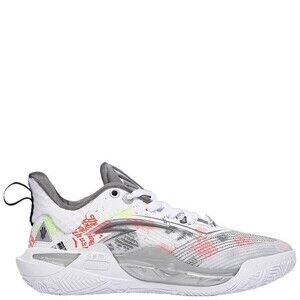 Anita Kids Kai1 Speed "Bag Work" Basketball Sneakers , White/Grey/Black , 7